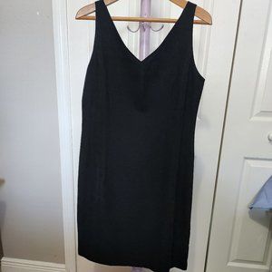 Tommy Bahama Black Silk Shift Dress Tank Sleeveless - Size 12